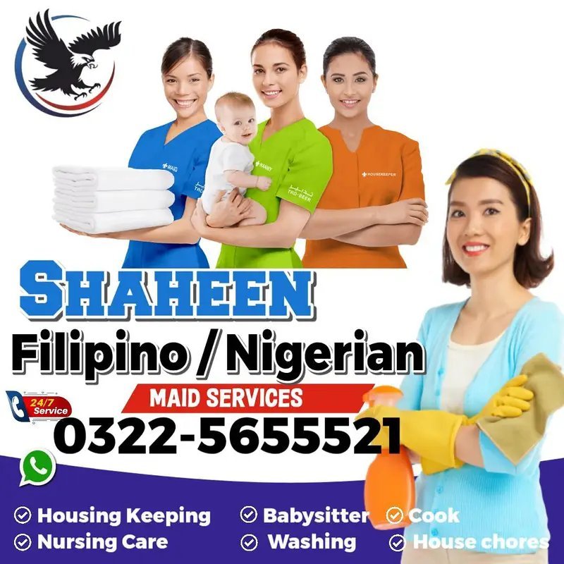 Nigerian Maid Services In Pakistan / Filipino Maid Services In Pak