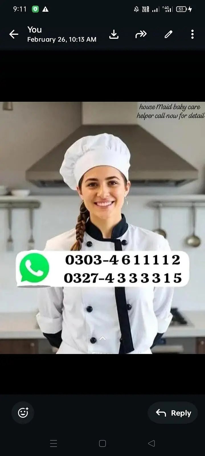 Verified Sheff / Drivers / Cook / Maids / Baby Sitter / Available
