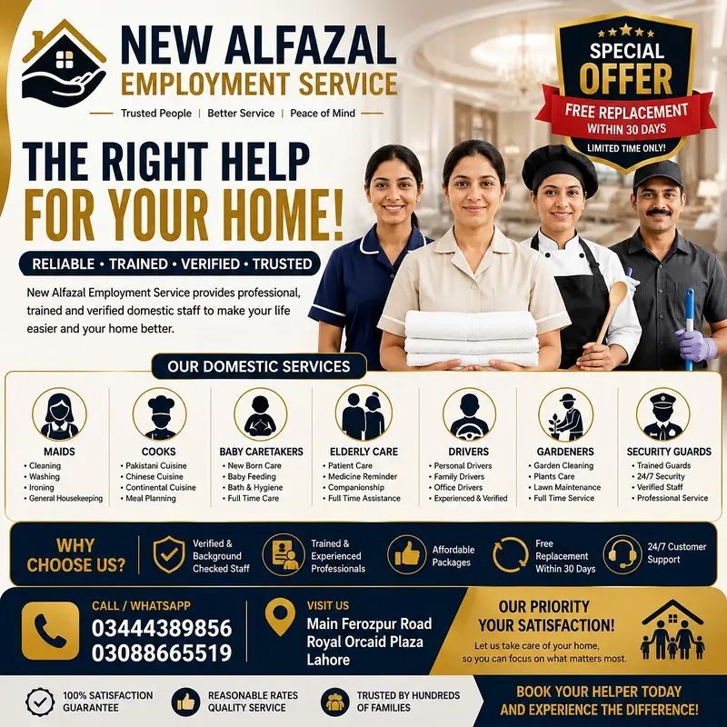 Professional Maids, Cooks & Babysitters