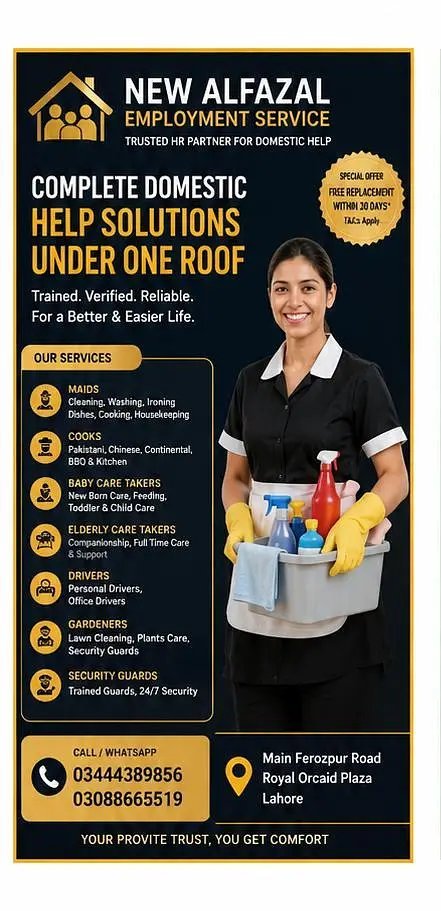 Experienced Domestic Workers