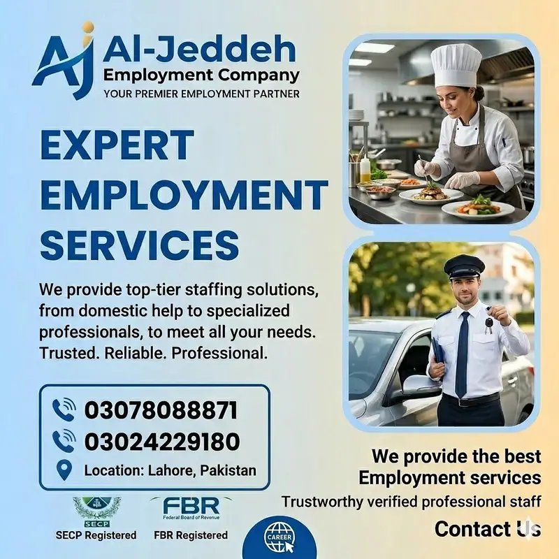 Professional Domestic Staff Services