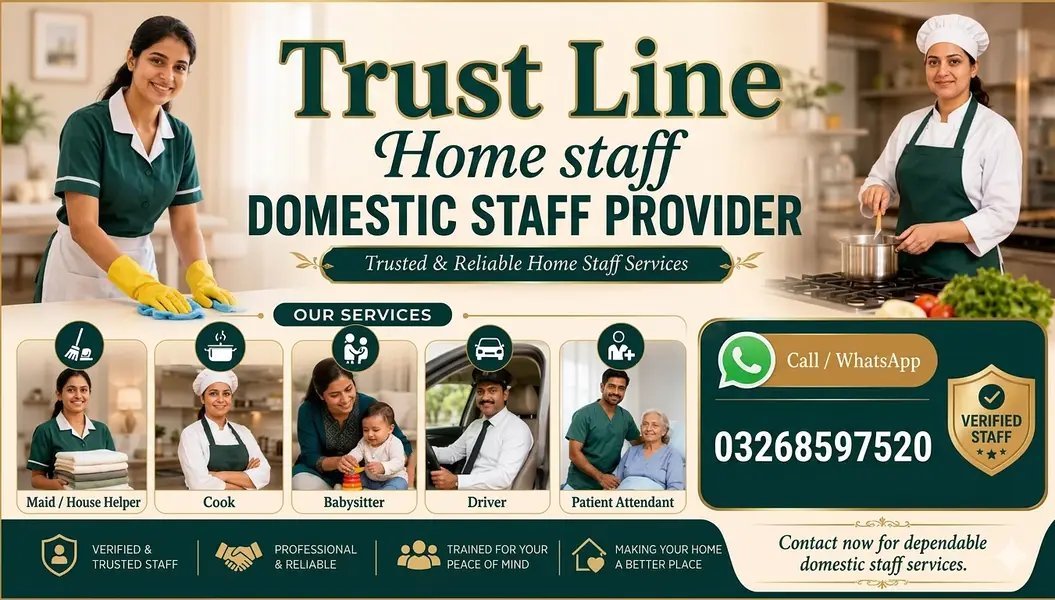 Maids House Maids Cook House Chef Baby Sitter
