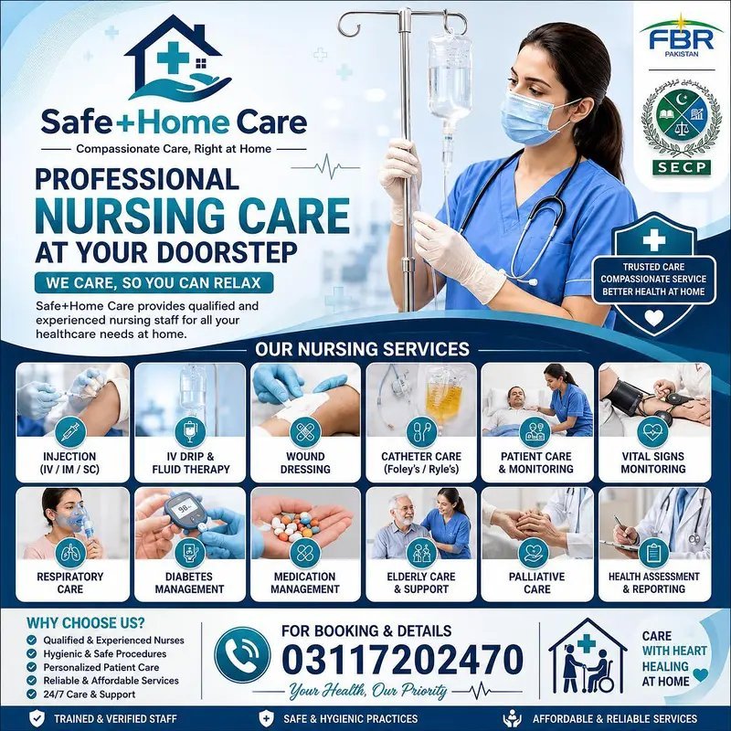 Nursing Staff Available & Best Babysitters And Male & Female Staff
