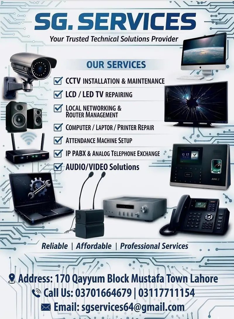 Cctv, It & Electronic Repair Solutions