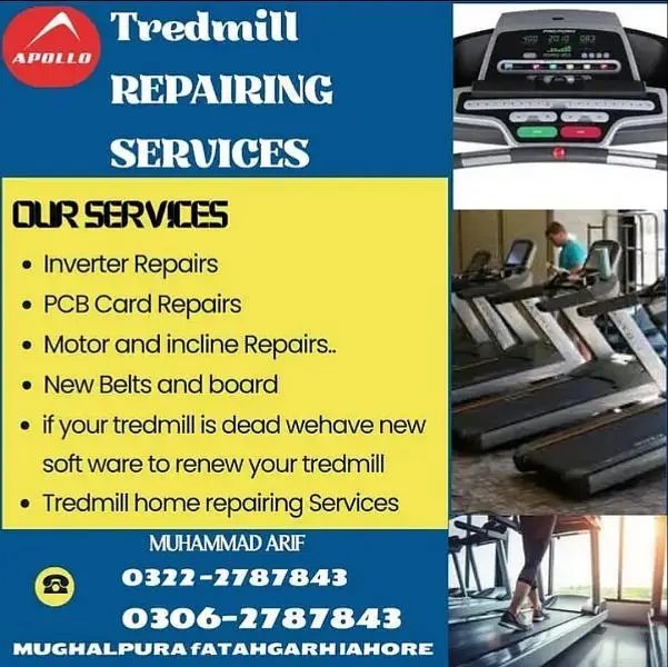 Repairing Services Maintenance Of Treadmill Cycle Gym Belt Card Motor