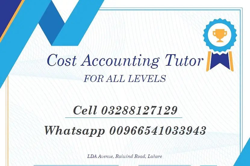 Cost Accounting, Financial Accounting Tutor