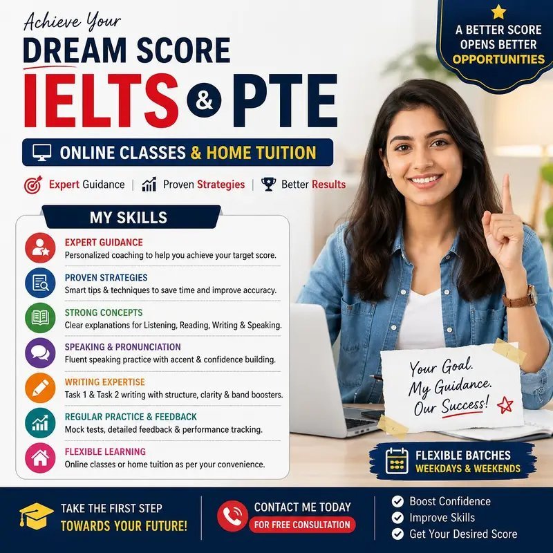 Ielts And Pte Home Tuition