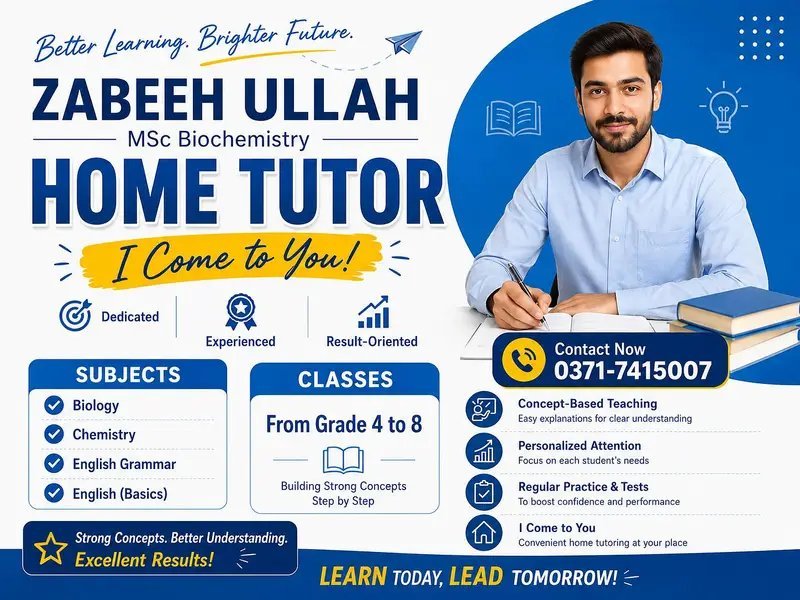 Experienced Home Tutor