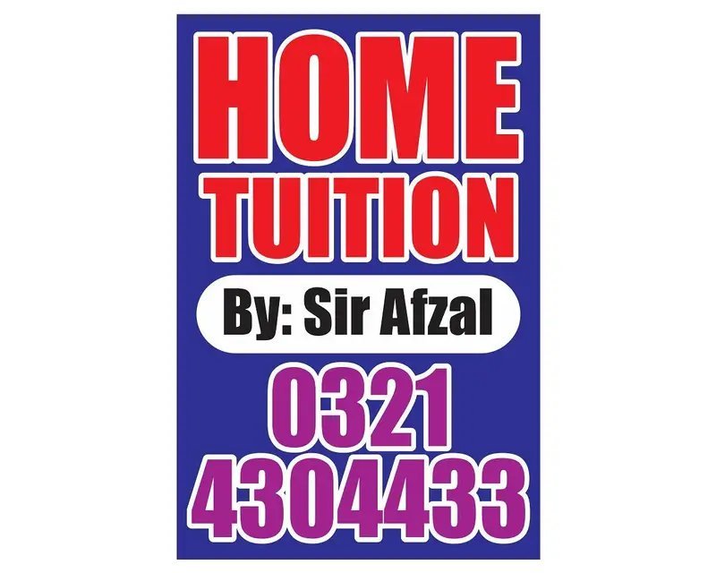 Home Tuition. Tutor Lhr