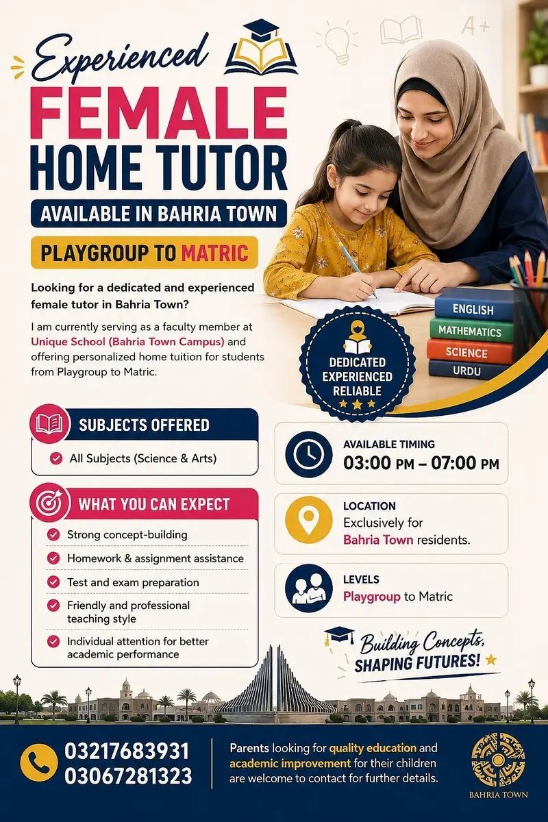 Certified Teacher Now Accepting Home Tuition Students