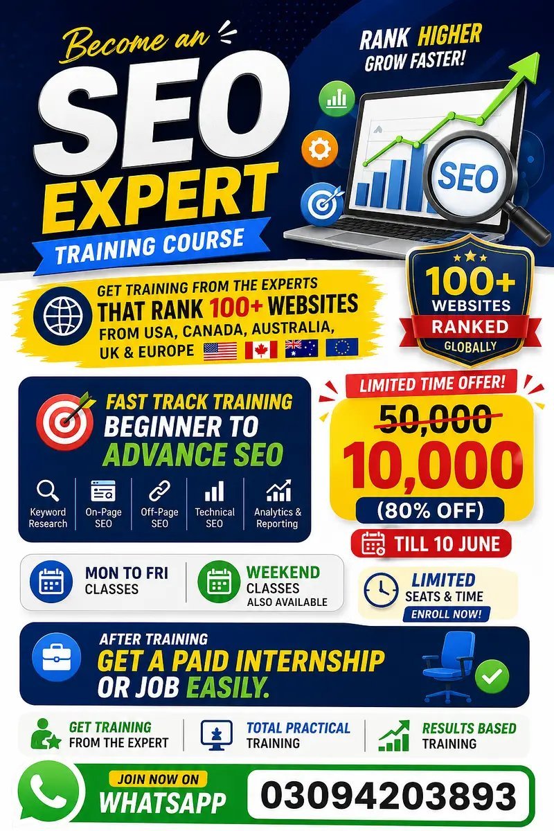 Professional Seo Training Course