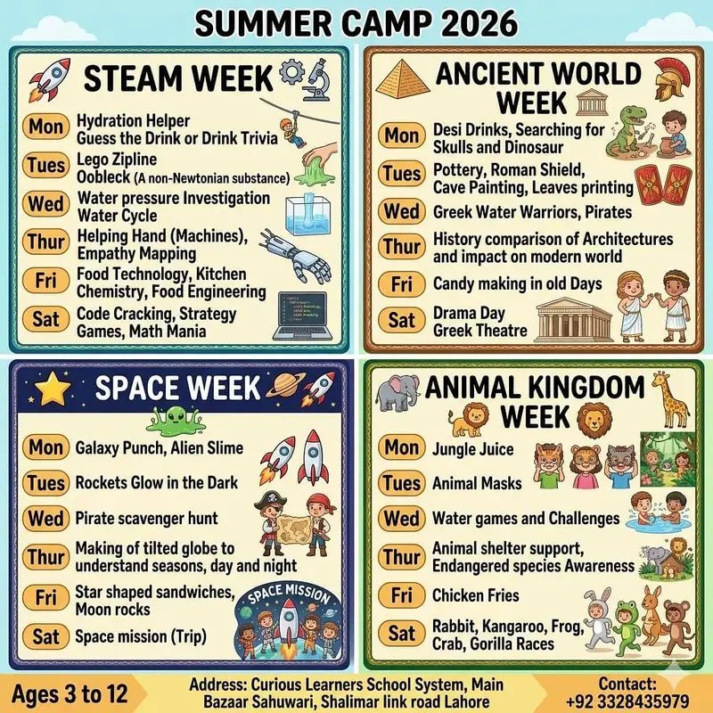Curious Kids Summer Camp