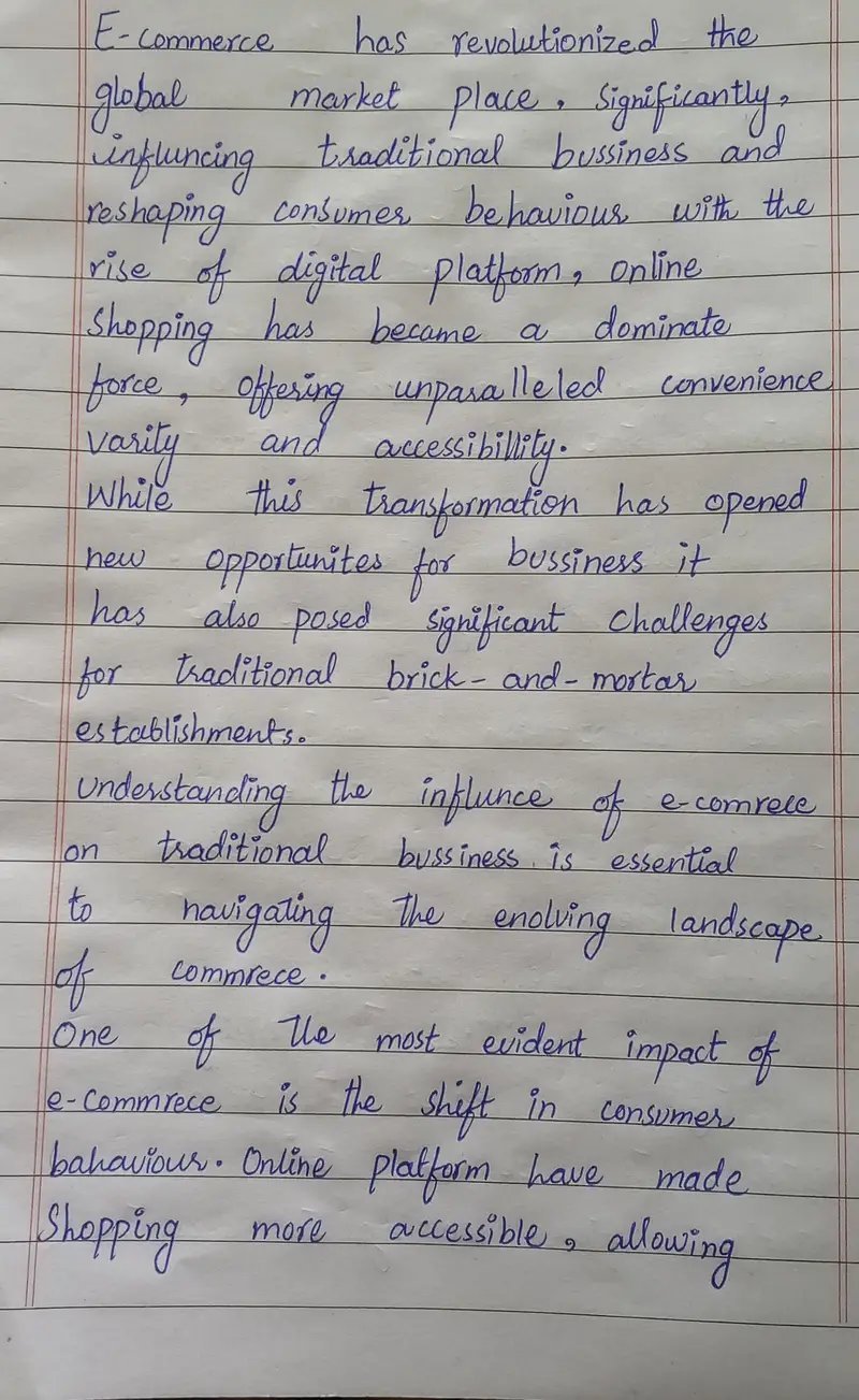 Handwritten Assignment & Notes Writing Services