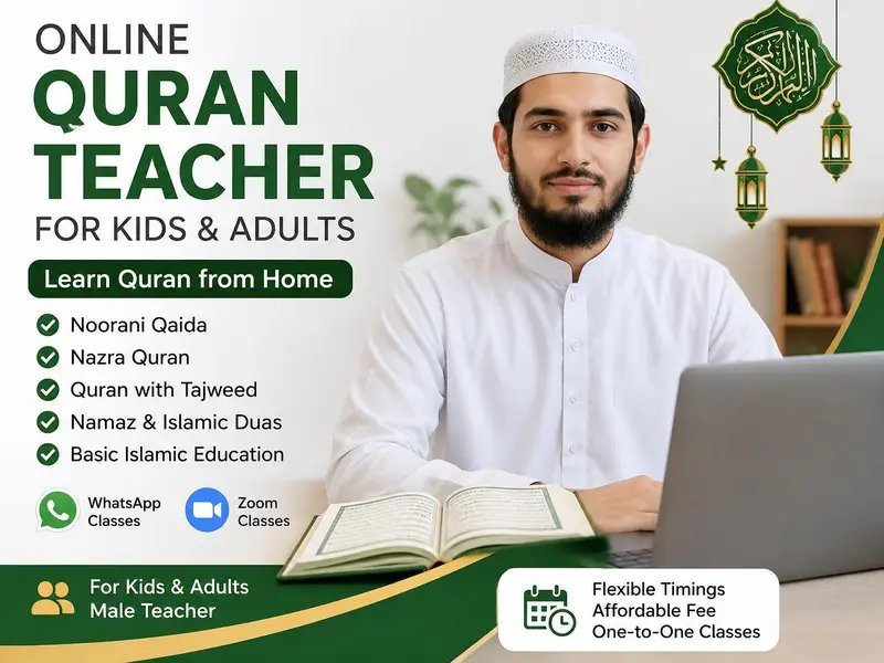 Online Quran Teacher For Kids And Adults