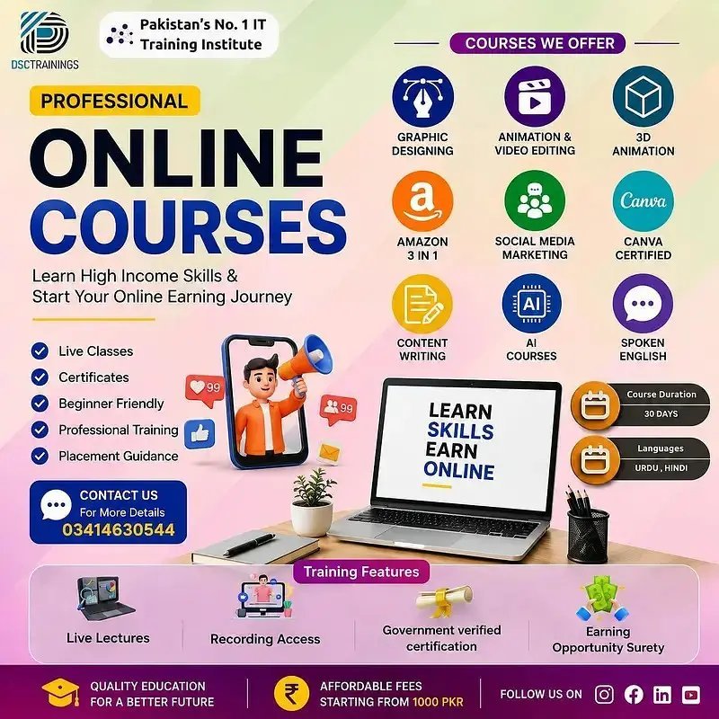 Graphic Designing & Video Editing Courses