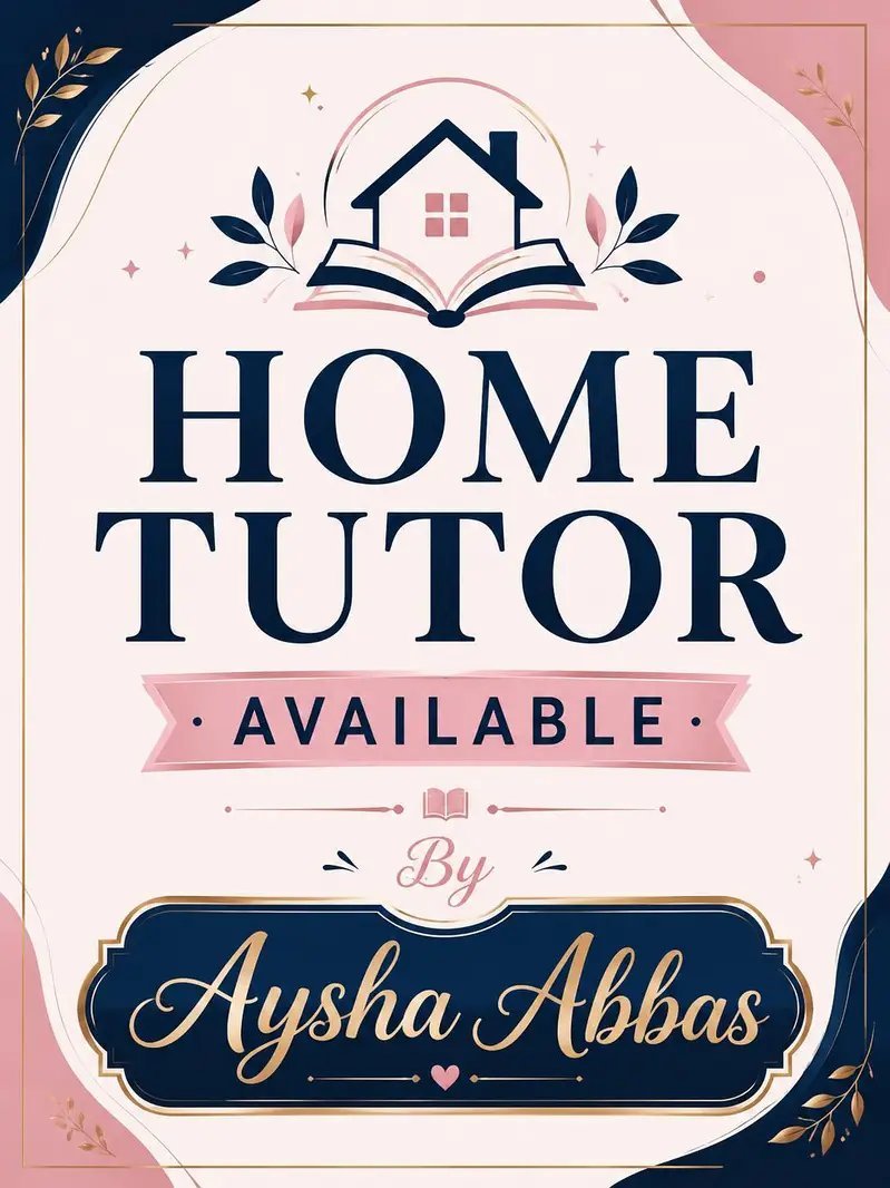 Experienced Home Tutor