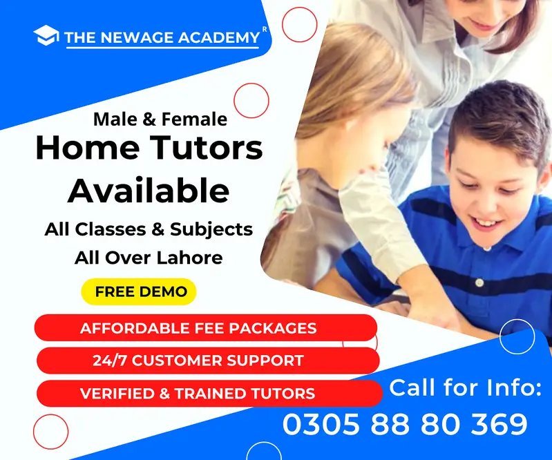 Top Female & Male Home Tutors