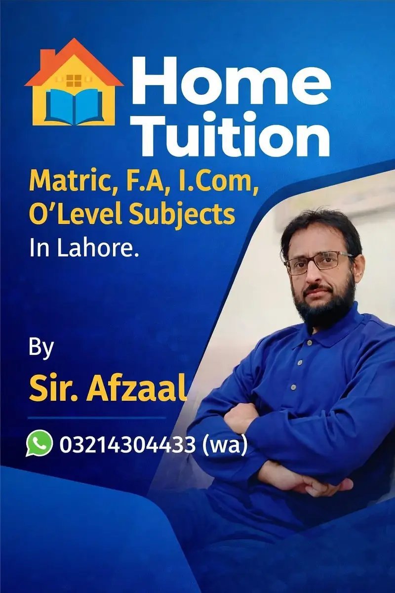 Home Tuition. Tutor