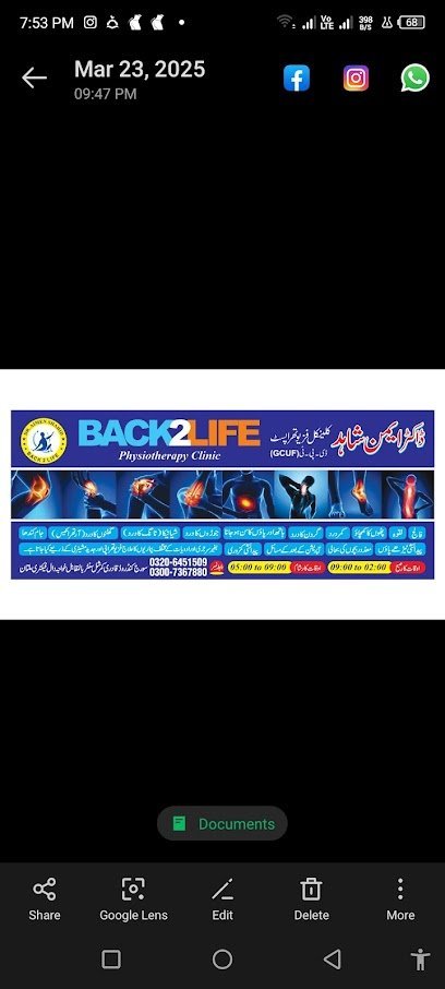 Back 2 Life Physiotherapy Clinic