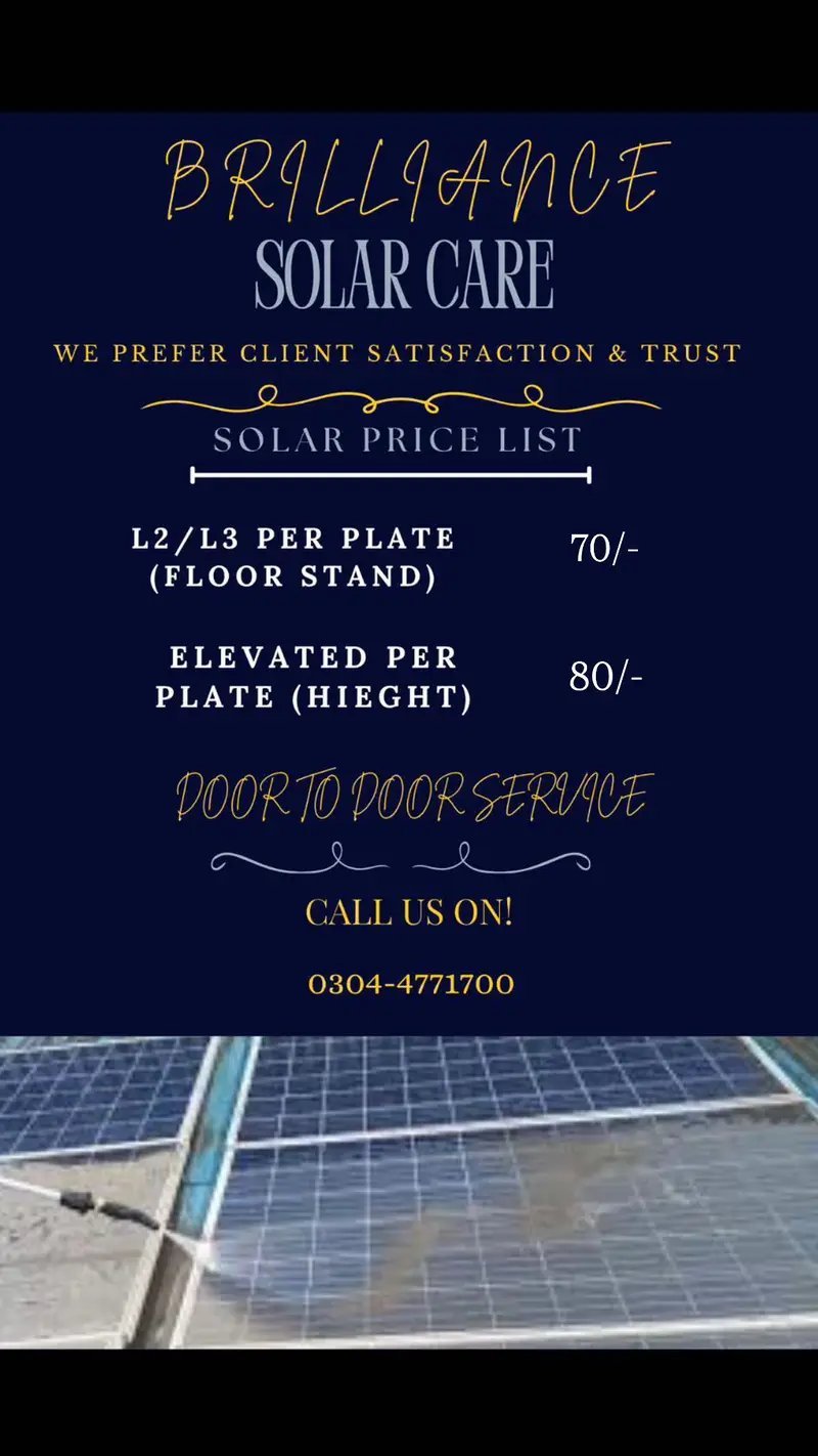 Solar Washing Service