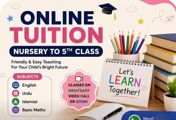 Online Tuition For Nursery To Metric