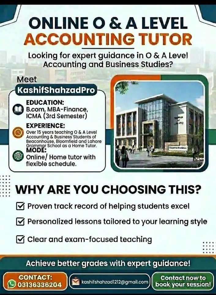 Accounting And Business Studies