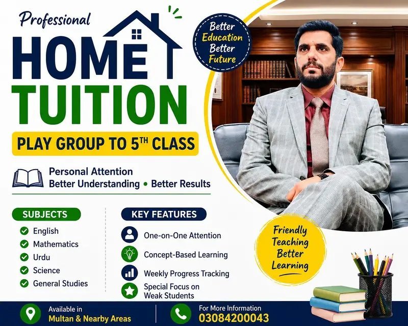 Experienced Home Tutor