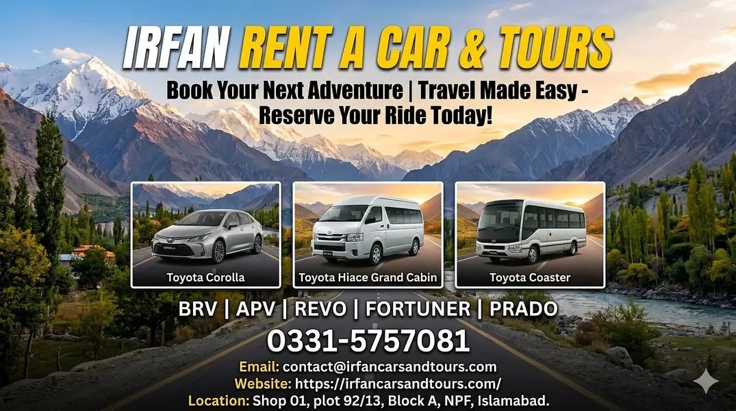 Irfan Rent A Car & Tours