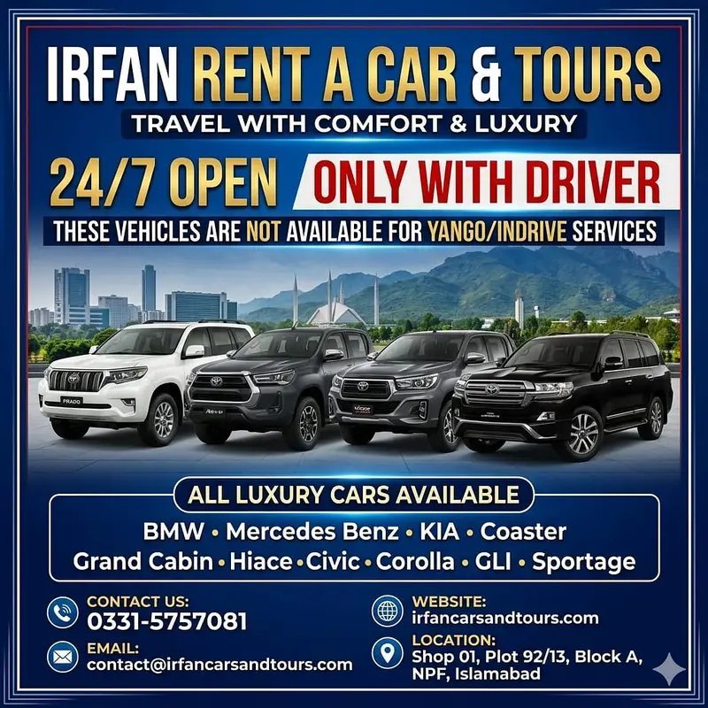 Irfan Rent A Car & Tours