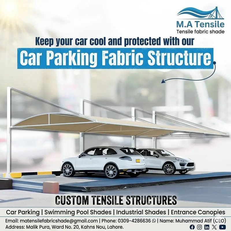 Car Parking Tensile Sheds