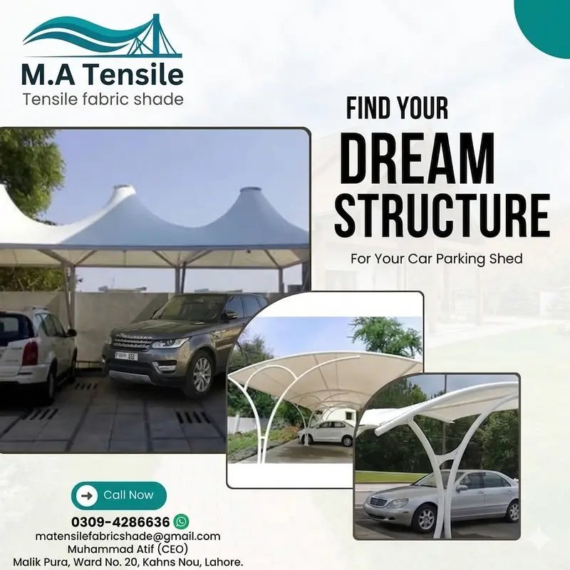 Tensile Car Parking Shade